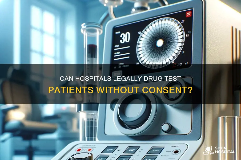 do hospitals have legal right to drug test without consent