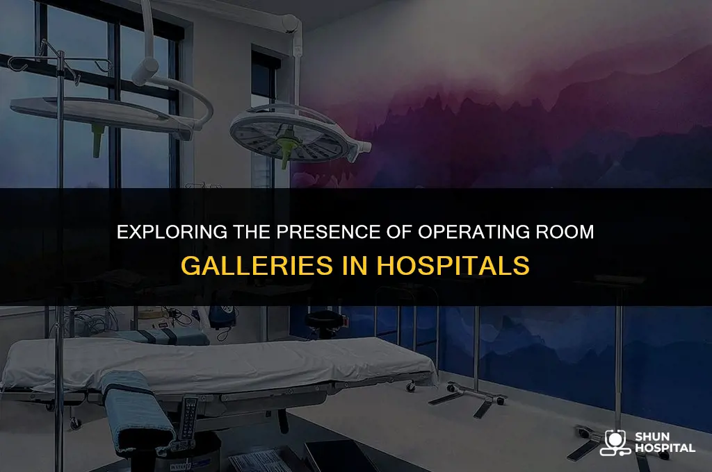 do hospitals have operating room galleries