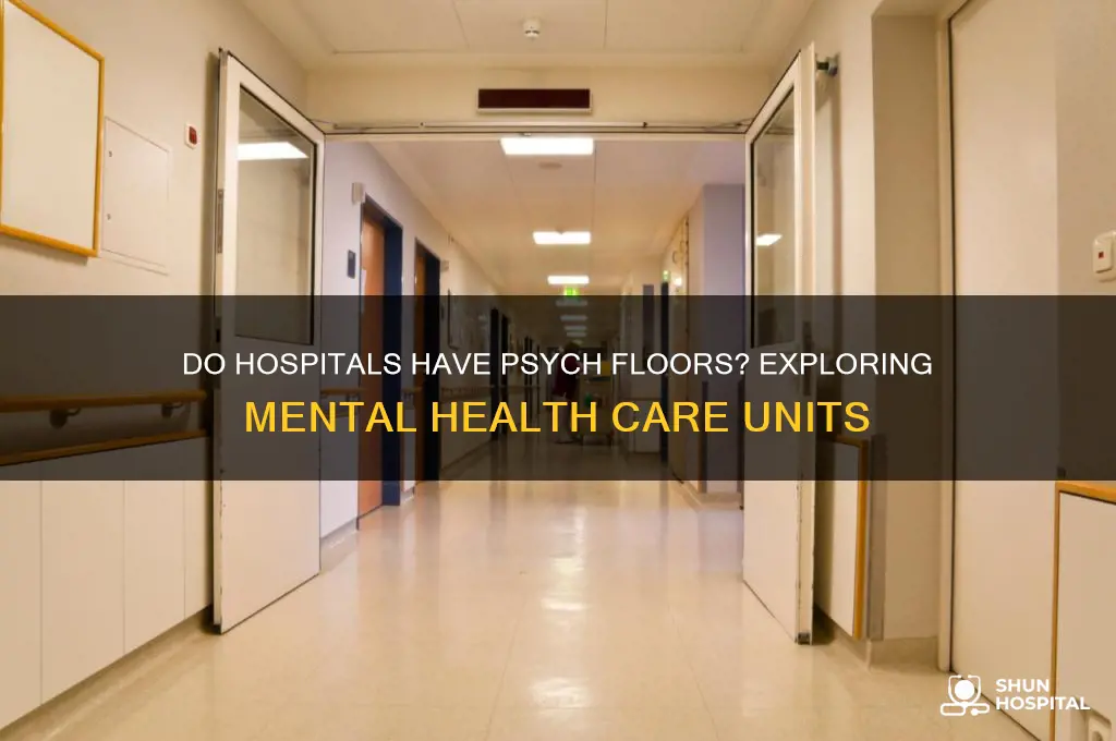 do hospitals have psych floors