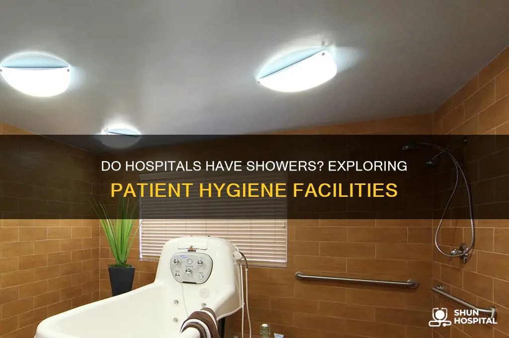do hospitals have showers