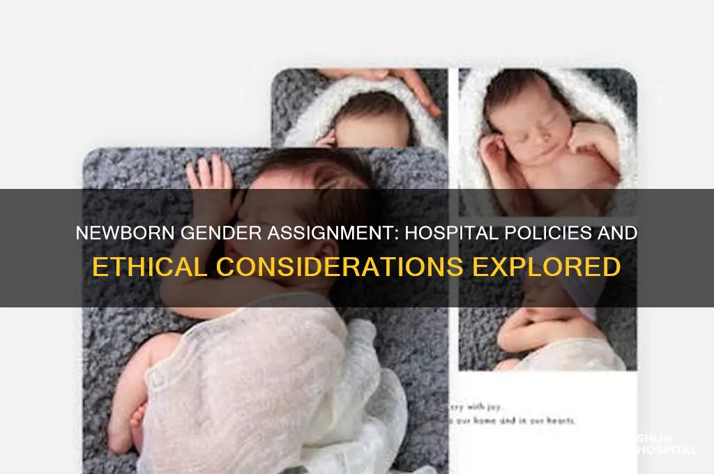 do hospitals have to assign a gender to newborns