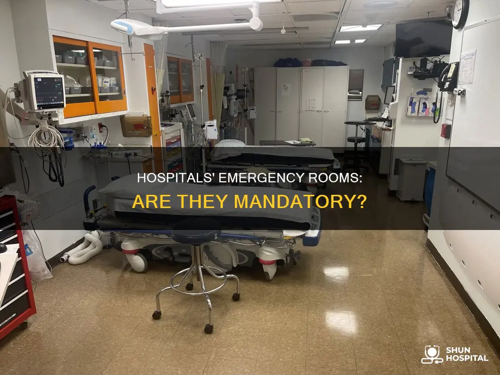 do hospitals have to have emergency rooms