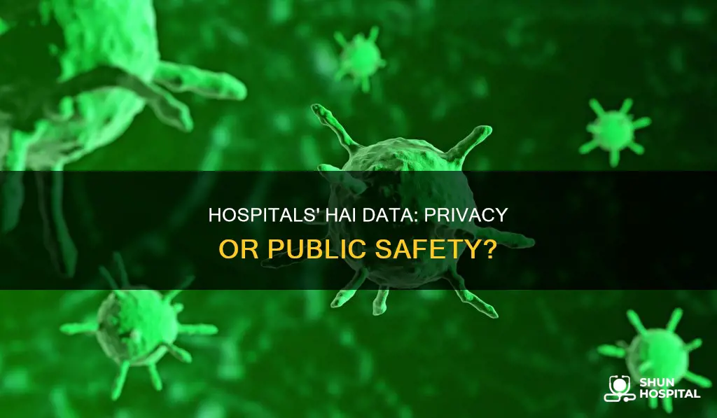 do hospitals have to report hai data