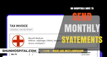 Monthly Statements: Are Hospitals Required to Send Them?