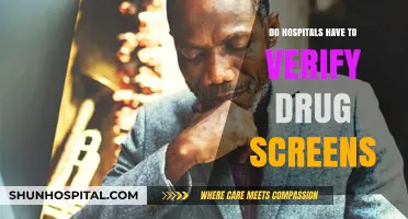 Hospitals: Drug Screening Verification Requirements