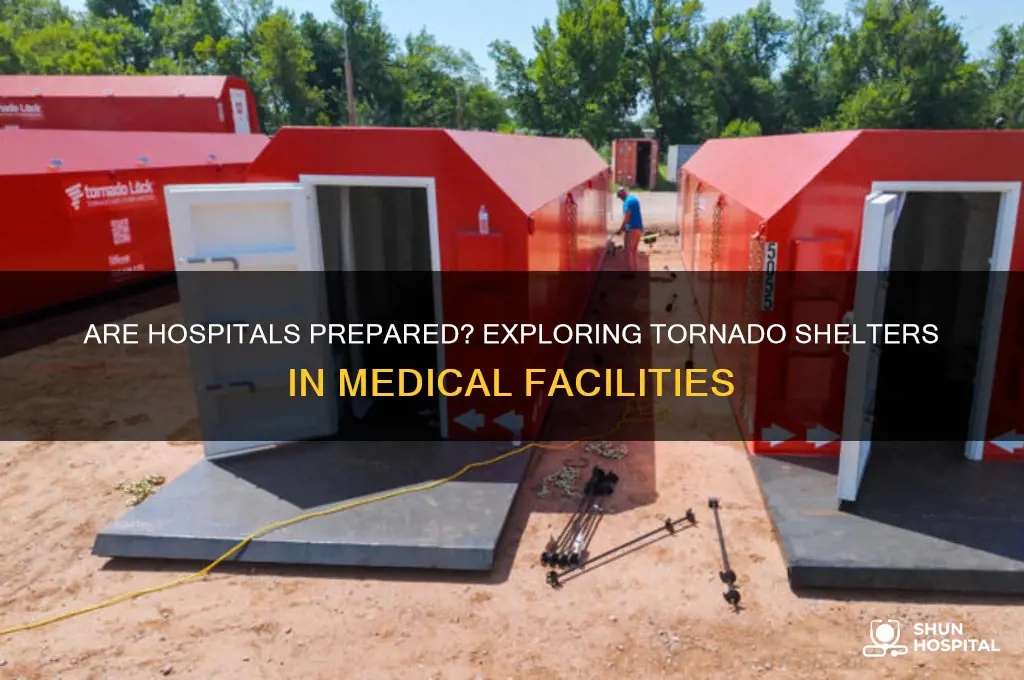do hospitals have tornado shelters