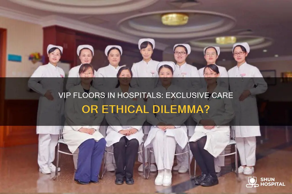 do hospitals have vip floors