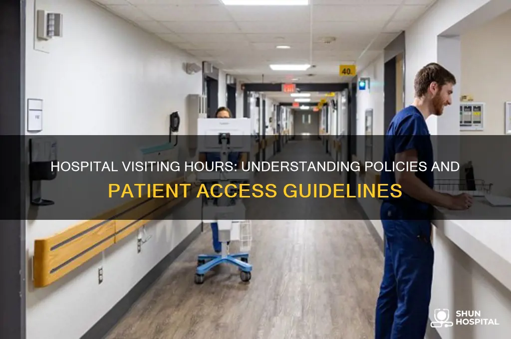 do hospitals have visiting hours