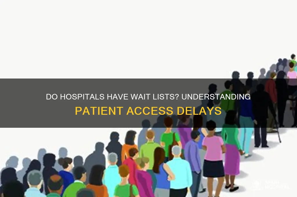 do hospitals have wait lists