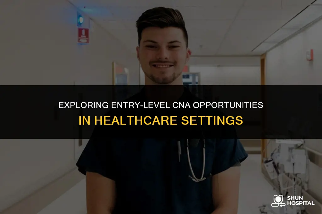 do hospitals hire cnas without experience