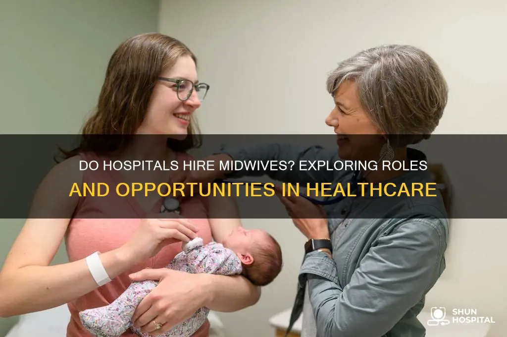 do hospitals hire midwives