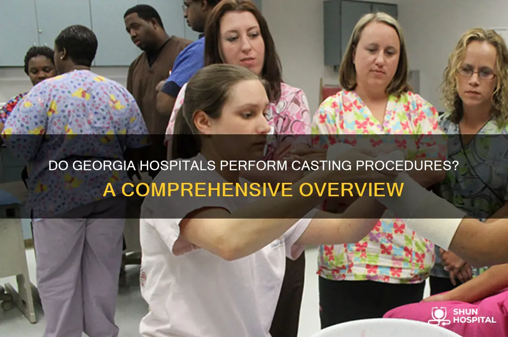 do hospitals in georgia cast