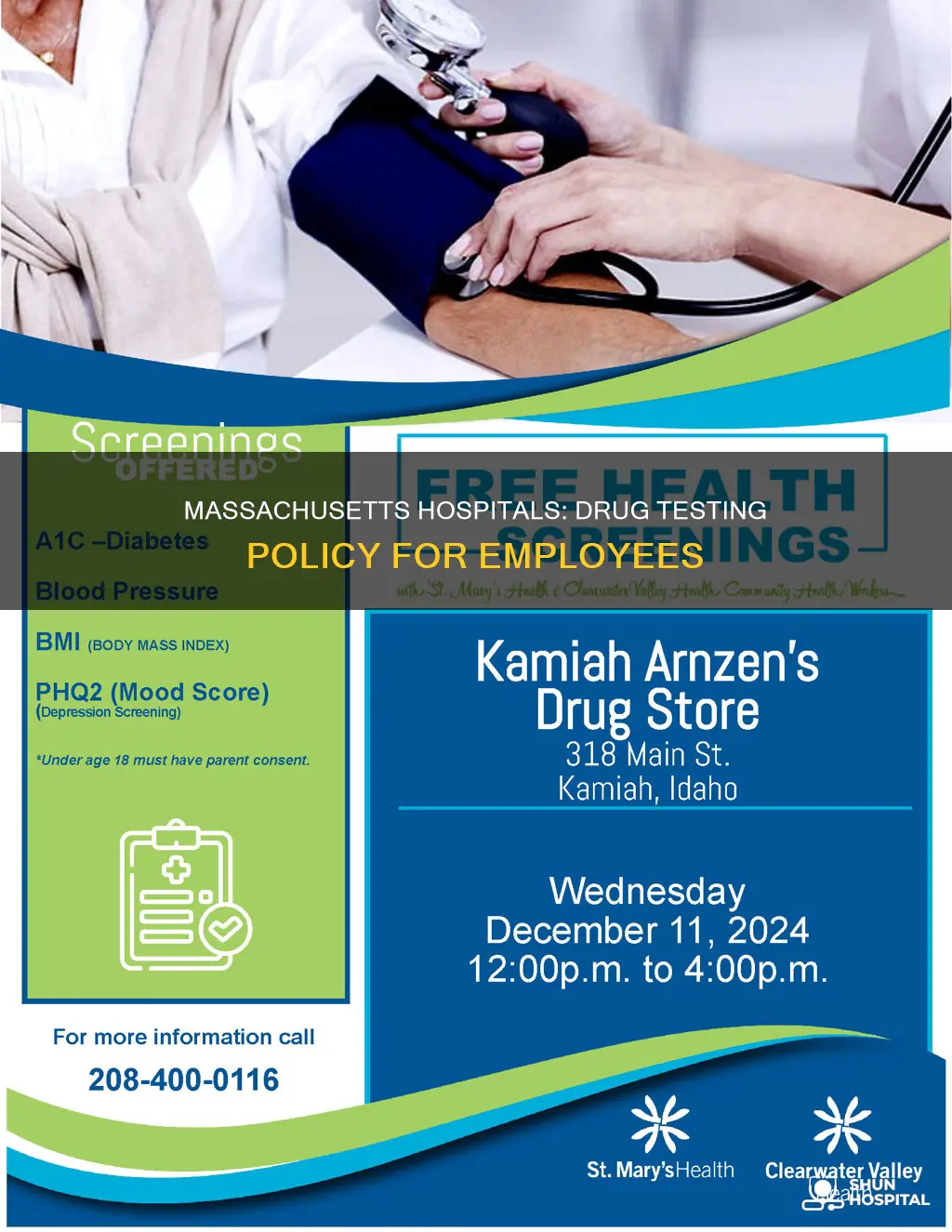 do hospitals in massachusetts drug test employees
