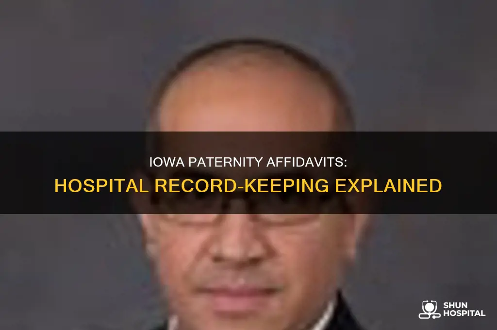 do hospitals keep a copy of paternity afidavant iowa