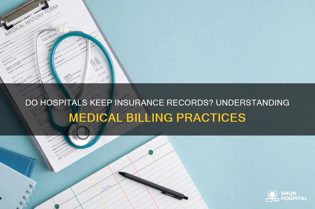 do hospitals keep insurance filed
