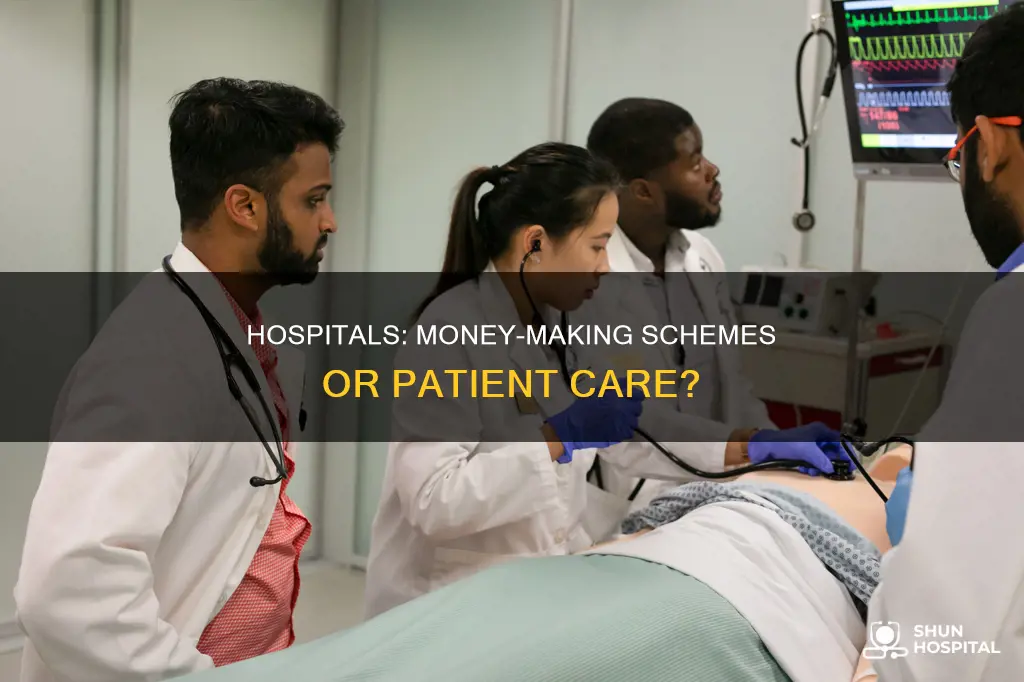 do hospitals keep people in for money