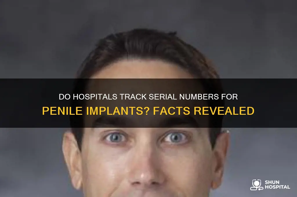 do hospitals keep serial number records for penile implant