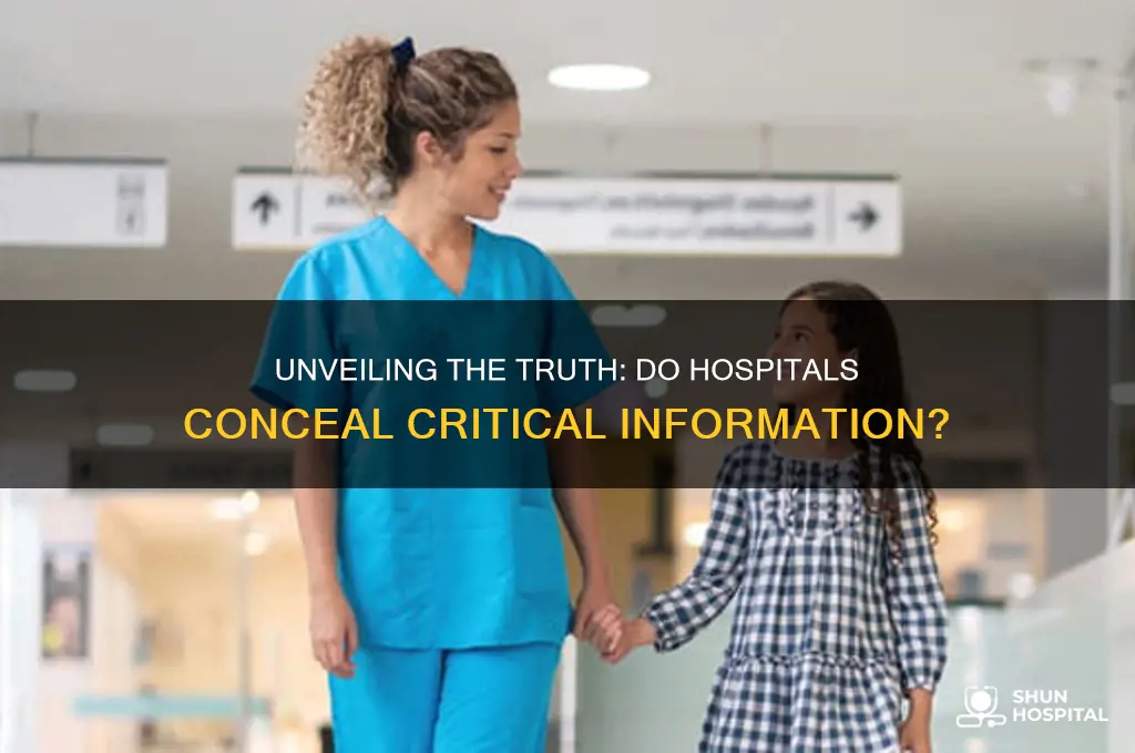 do hospitals lie