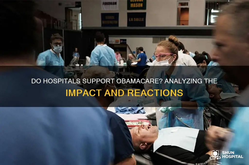 do hospitals like obamacare