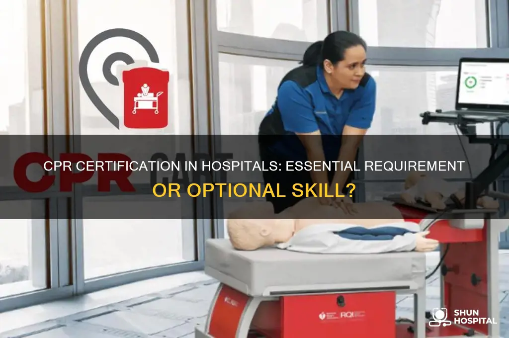 do hospitals need cpr certification