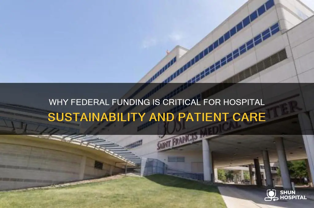 do hospitals need federal funding