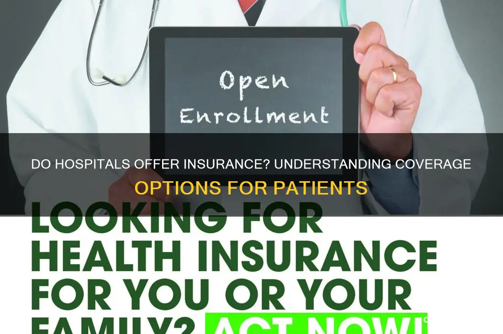 do hospitals off insurance