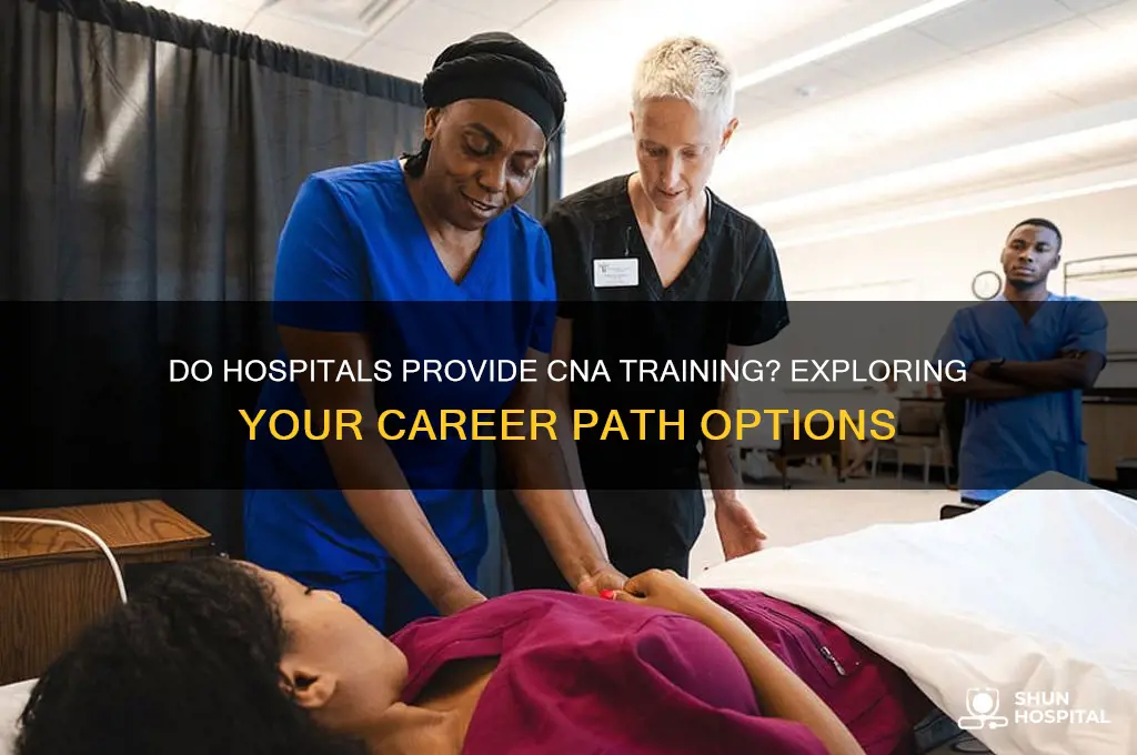 do hospitals offer cna training