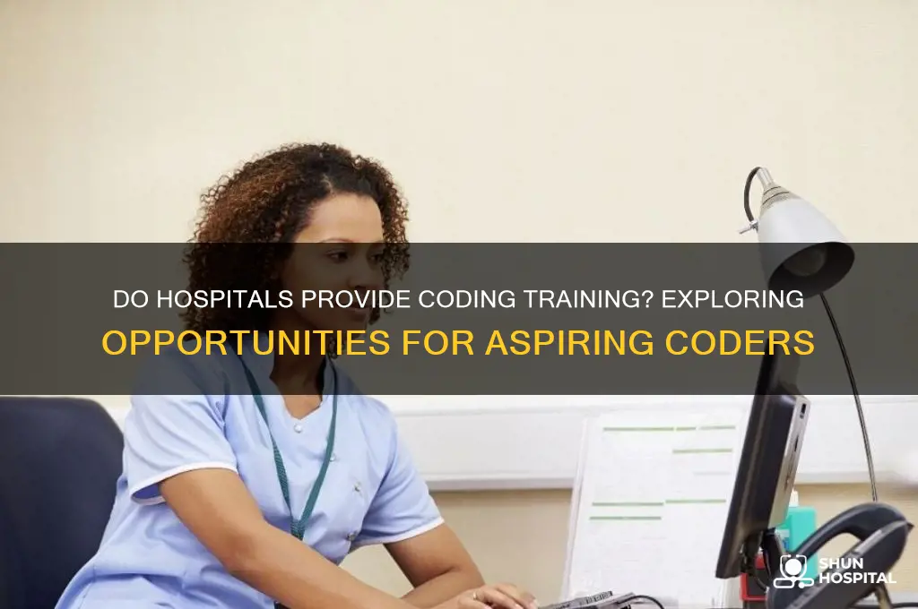 do hospitals offer coder trraining