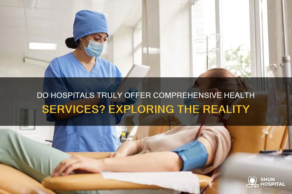 do hospitals offer healt
