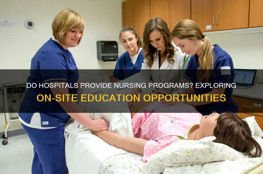 do hospitals offer nursing programs
