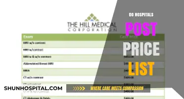 Do Hospitals Post Price Lists? Unveiling Healthcare Cost Transparency