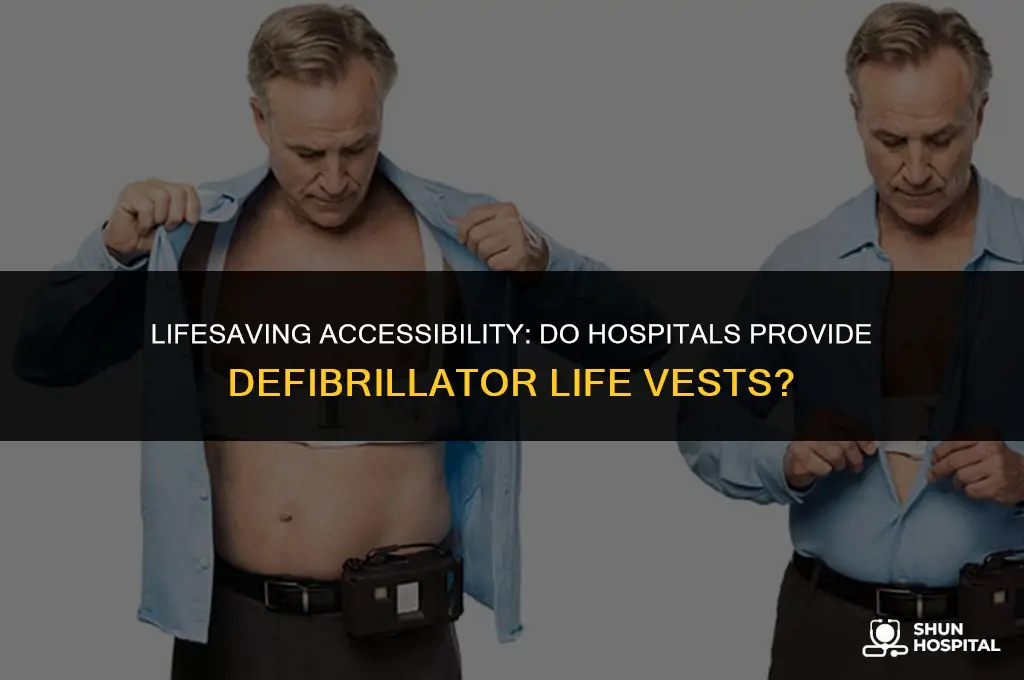 do hospitals provide defib life vests