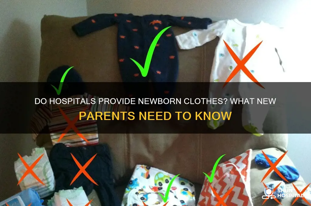 do hospitals provide newborn clothes