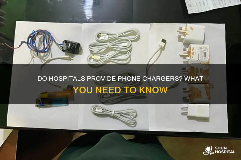 do hospitals provide phone chargers