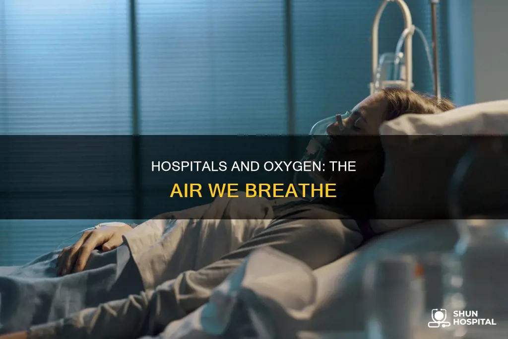 do hospitals pump oxygen into the air
