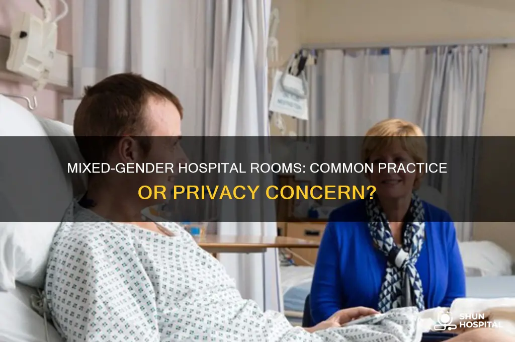 do hospitals put men and women in the same room
