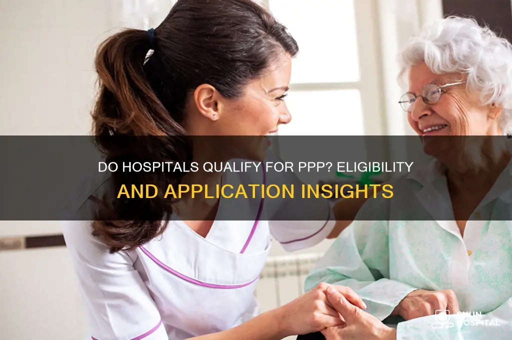 do hospitals qualify for ppp