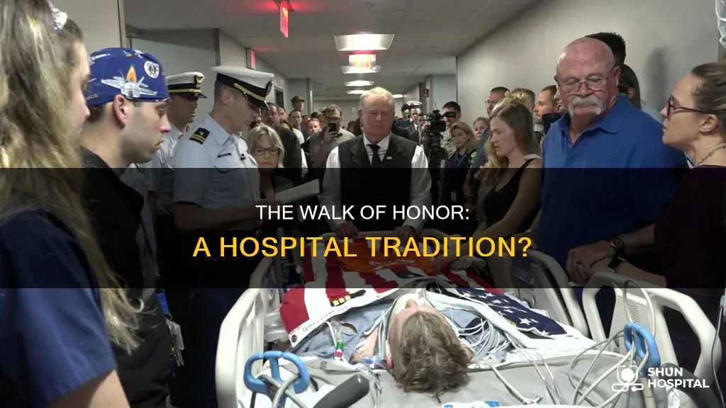 do hospitals reallyd o walk of honor