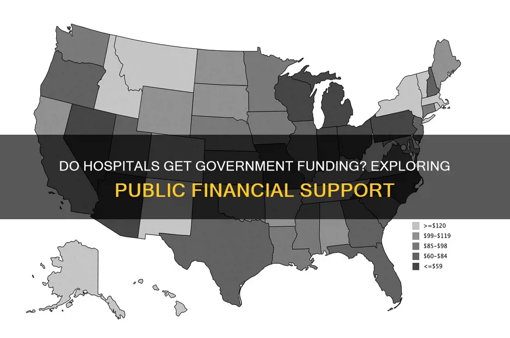 do hospitals receive government funding