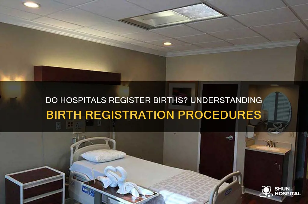 do hospitals register births