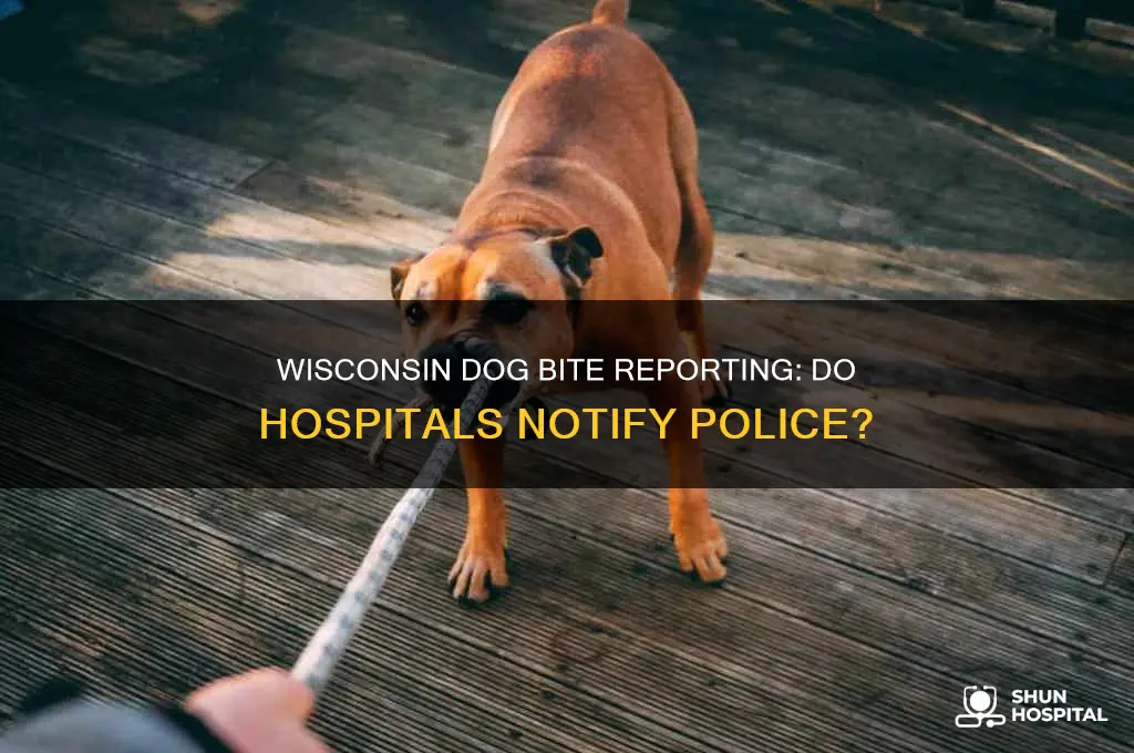 do hospitals report dog bites to the police in wisconsin