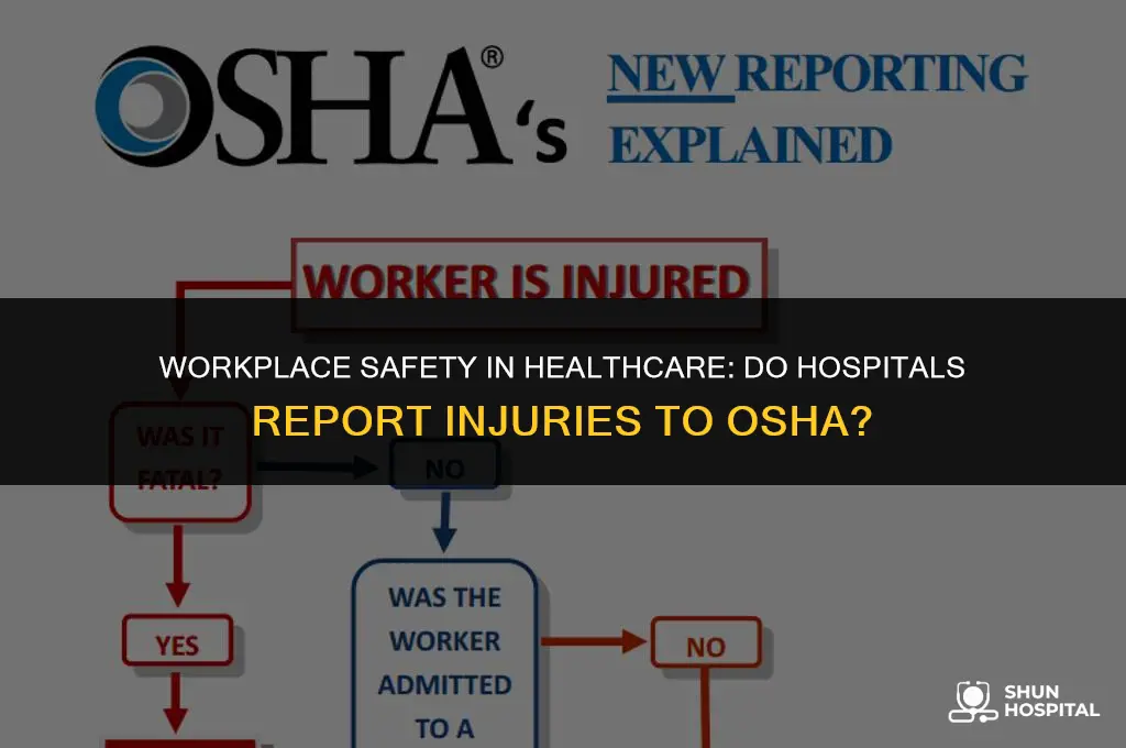 do hospitals report injuries to osha