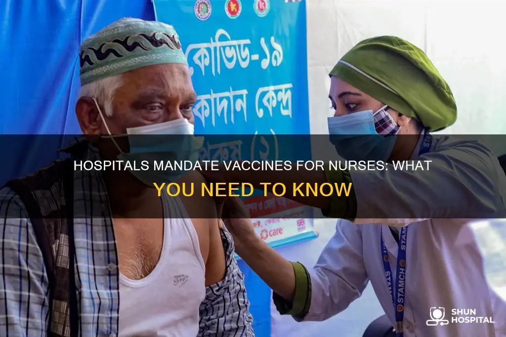 do hospitals require nurses to be vaccinated