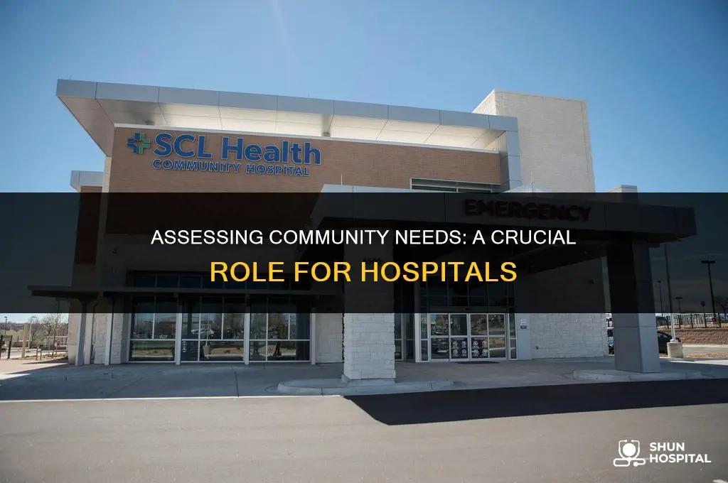 do hospitals run community needs assessments