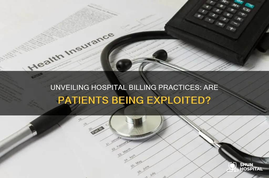 do hospitals scam people