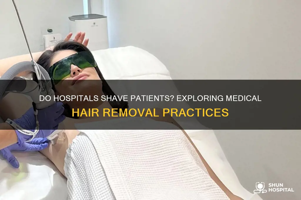 do hospitals shave