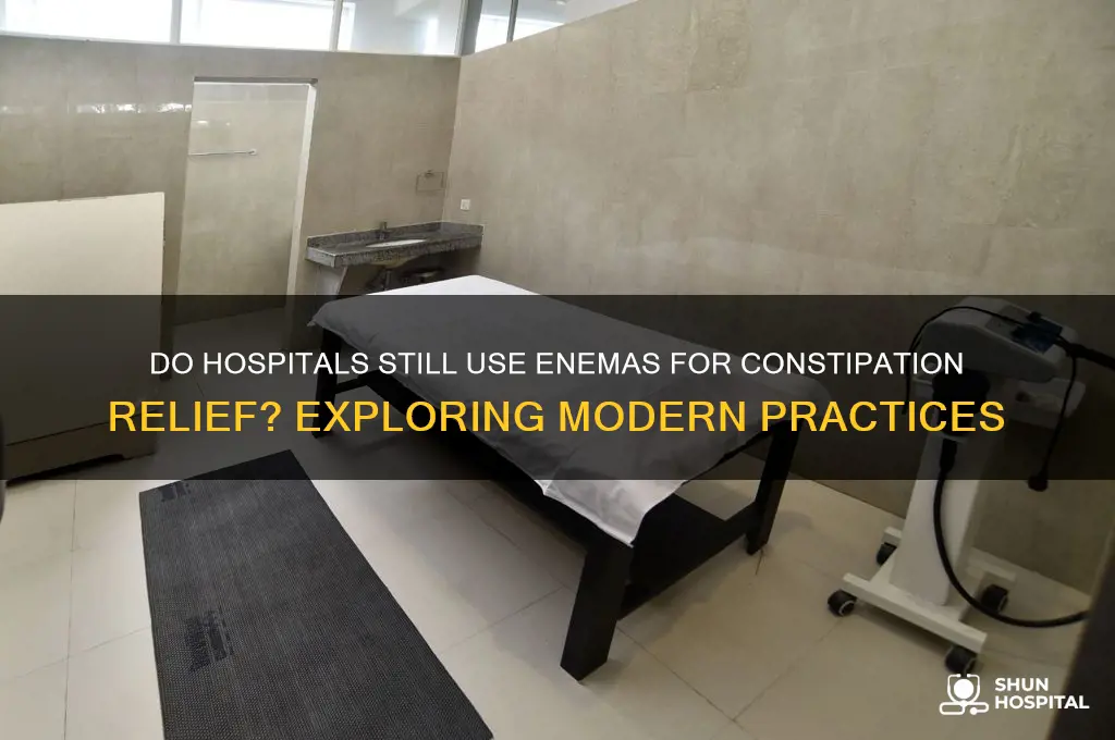 do hospitals still give edemas to fix bowl movement issues