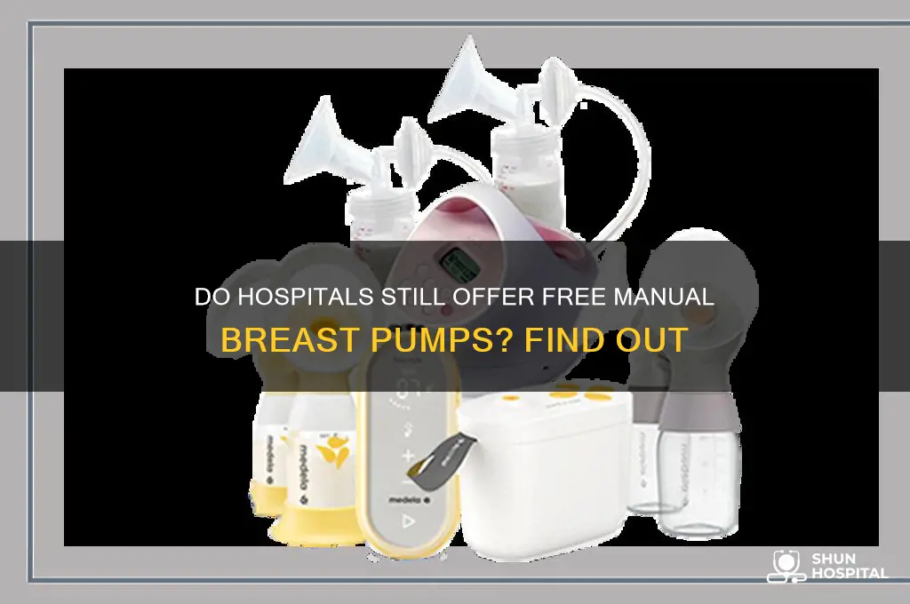 do hospitals still give yo free manual breast pump