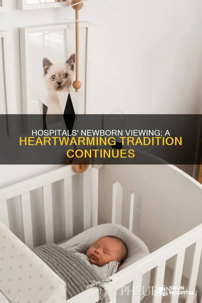 do hospitals still have new born viewing