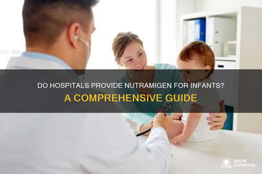 do hospitals supply nutramigen